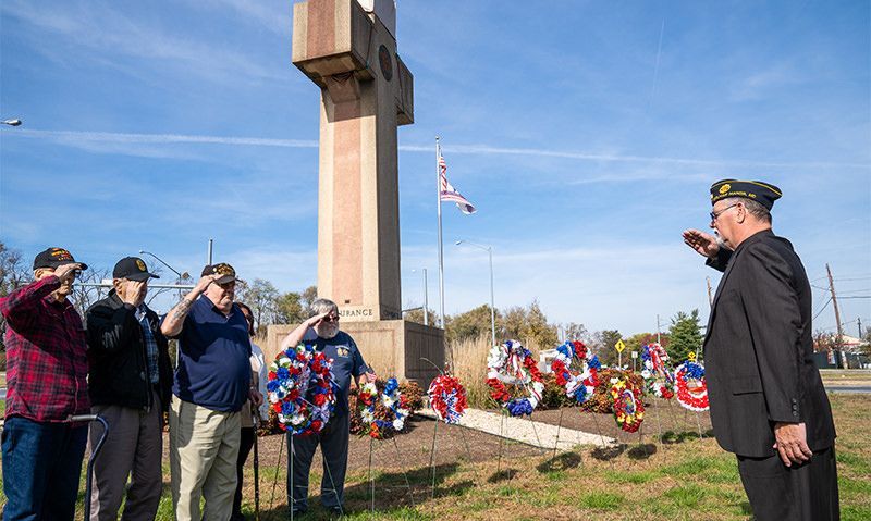 A day of celebration at the Bladensburg veterans memorial 