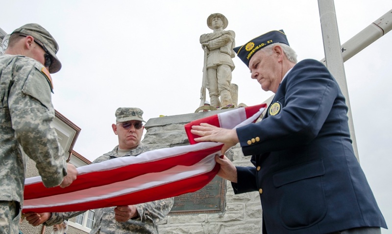 Doughboy statue symbolizes ‘victory over defeat’