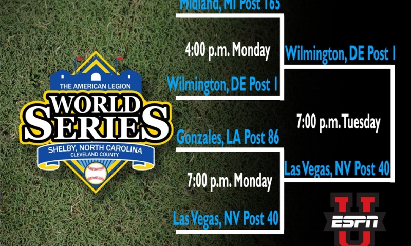 It’s Nevada vs. Delaware for the American Legion World Series title