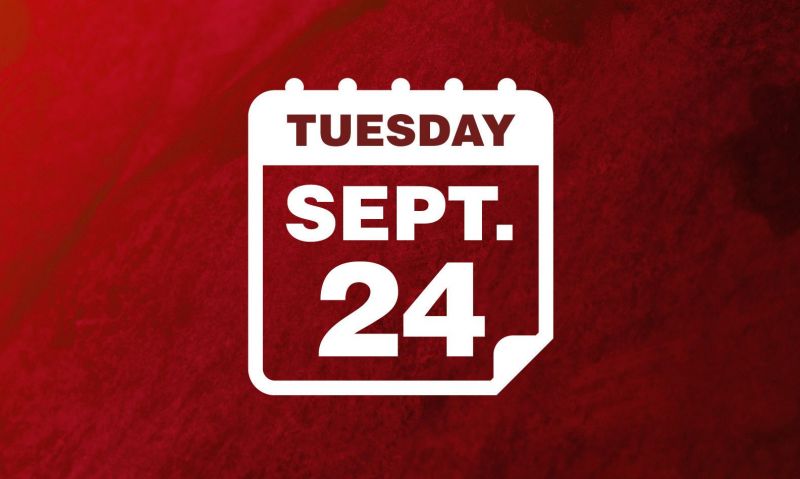 Training Tuesday resumes Sept. 24