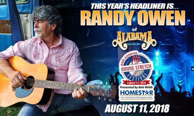 Randy Owen to headline ALWS 7th Inning Stretch Festival