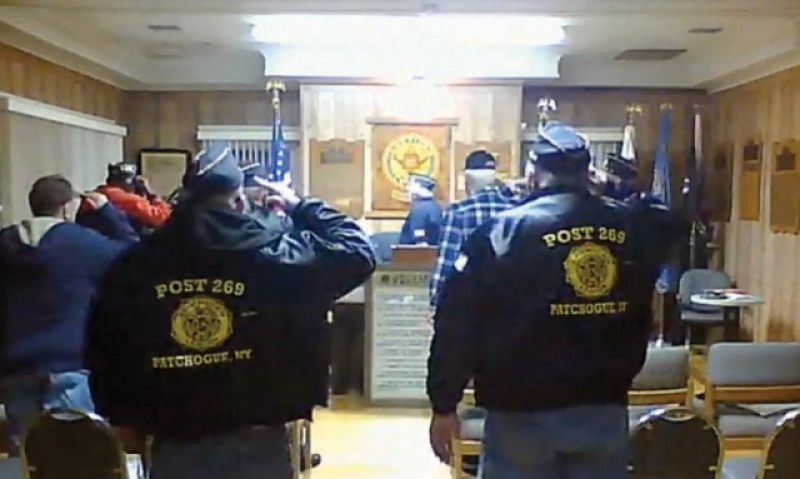 Legion members attend post meetings virtually