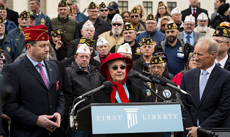 Legion Family, Gold Star Mothers show support for Bladensburg memorial