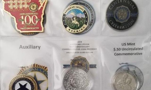 Legionnaire collects centennial coins for ‘historical value’