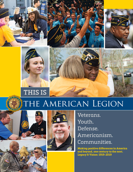 This is The American Legion - 4 page brochure