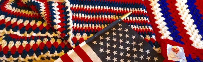 Knit, crochet, or quilt a blanket for veterans and their families in need of warmth and comfort