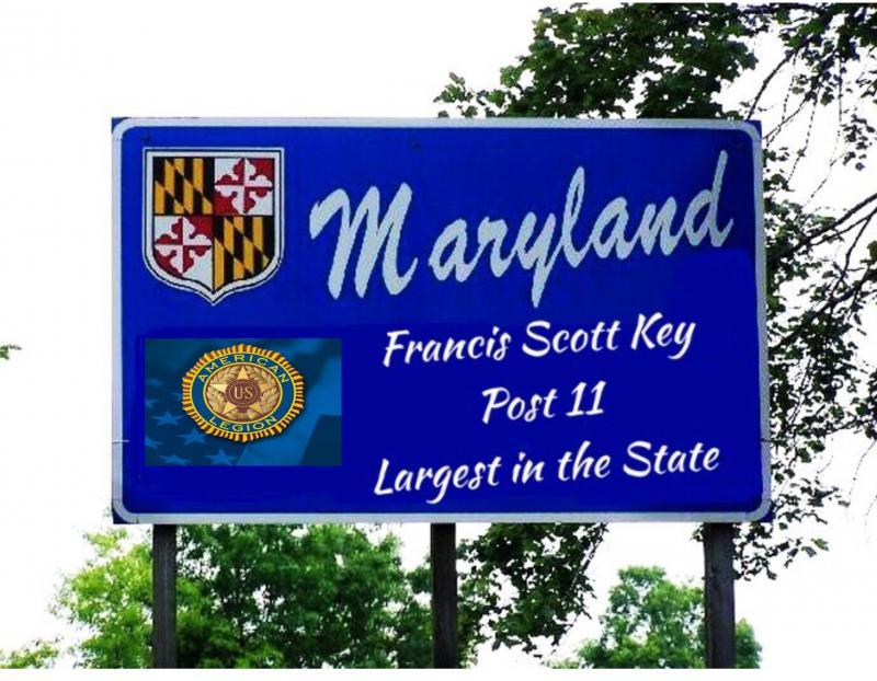 State of Maryland and Frederick County honor past commander Keith Clevenger of Francis Scott Key Post 11