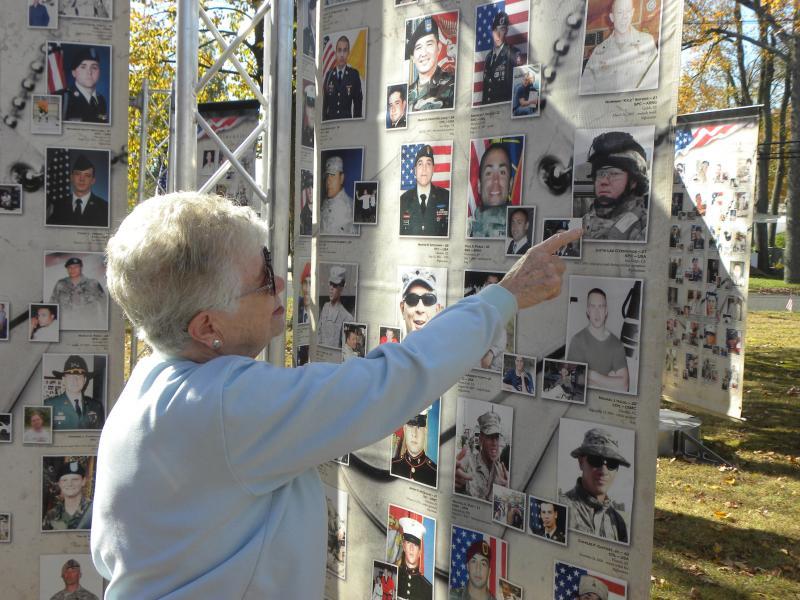 Fallen Tribute Towers exhibit hosted by Cherry Hill post