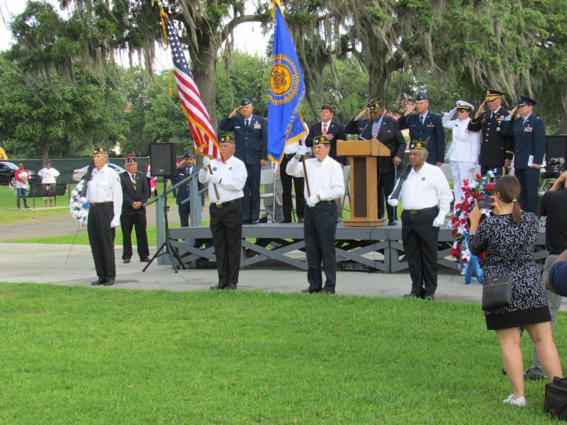 American Legion Post 42 Honor Guard at Biloxi National Cemetery, 2019