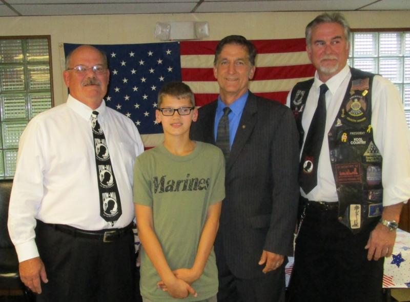 Pennsylvania boy helps veterans with combat injuries, earns congressional citation