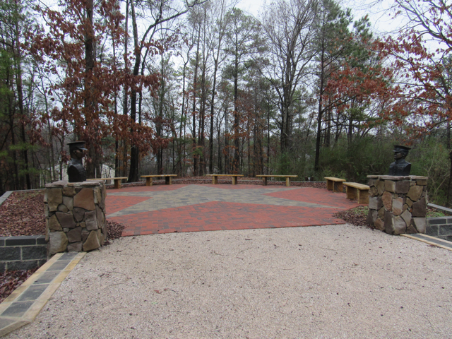 Aldridge Gardens Veterans Memorial Arbor and Pentagon Plaza