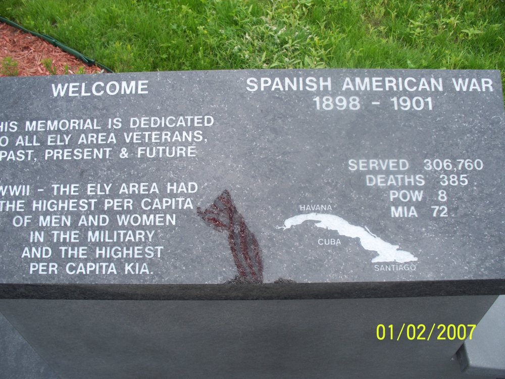 Ely Area Veterans Memorial 