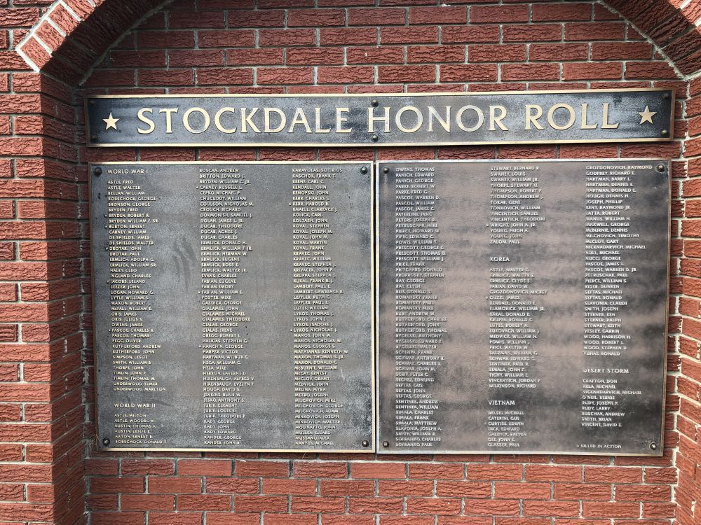 Stockdale Honor Roll
