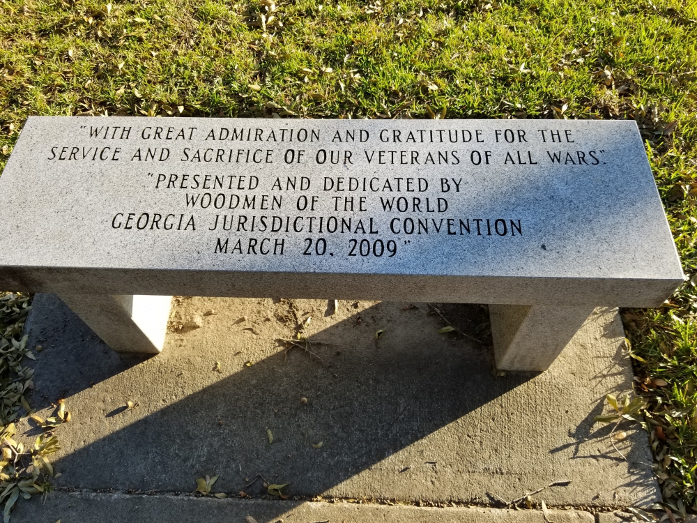Veteran Memorial Bench