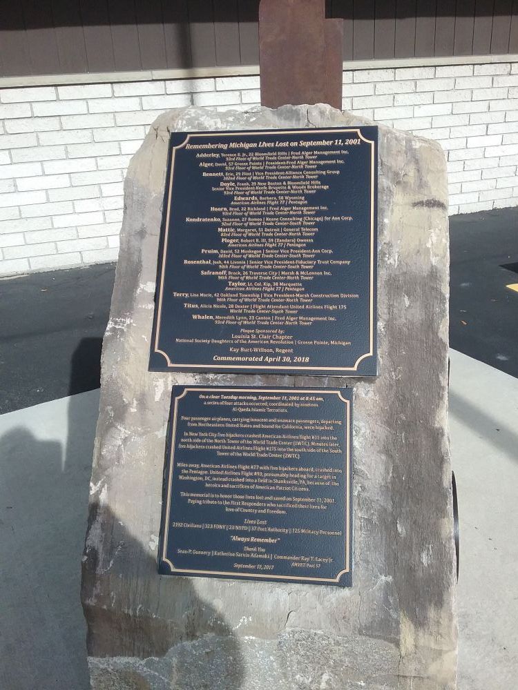 9/11 Memorial, Harper Woods, Michigan