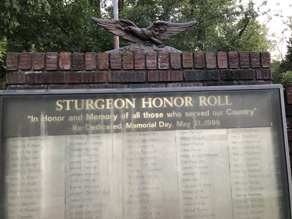 Sturgeon Honor Roll