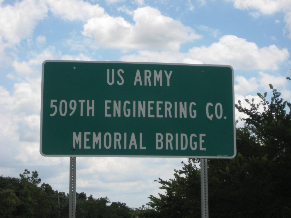 U.S. Army 509th Engineer Company Memorial Bridge