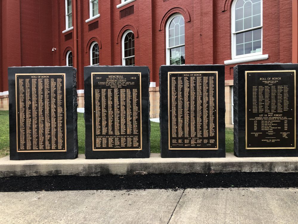 Jefferson County Veterans Monuments