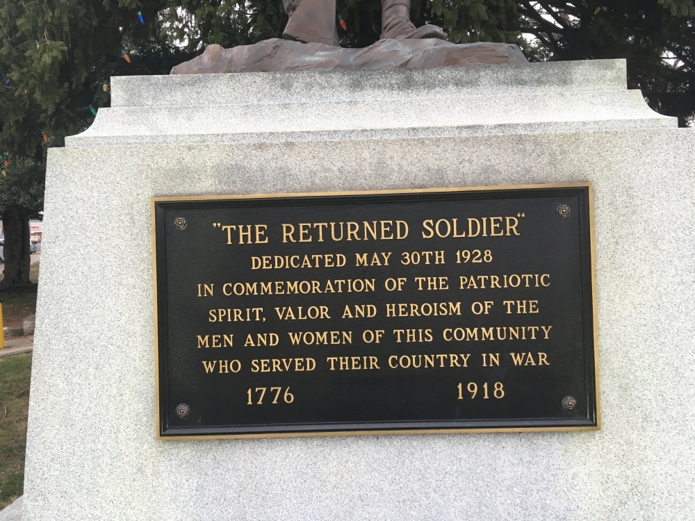 The Returned Soldier Statue