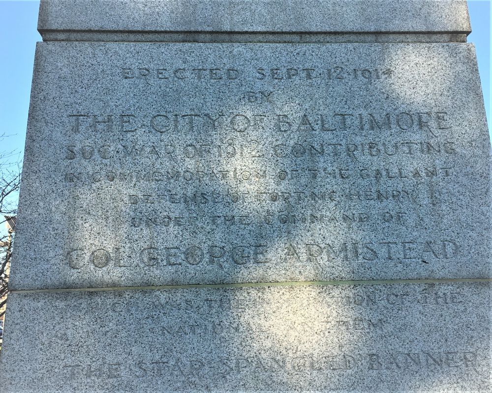 Col. George Armistead Monument, Baltimore, Maryland