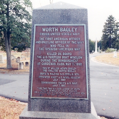 Worth Bagley Memorial, Oakwood Cemetery, Raleigh