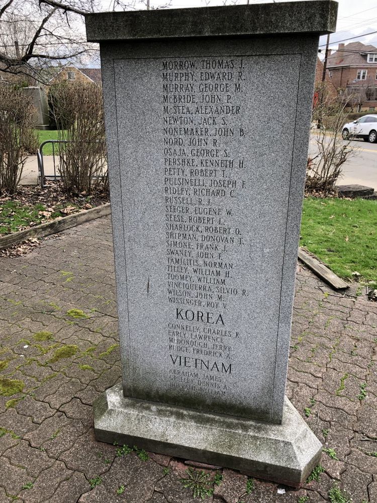 Swissvale Fallen Warriors Monument