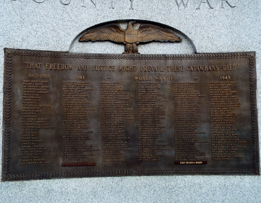 Catawba County War Memorial, Newton