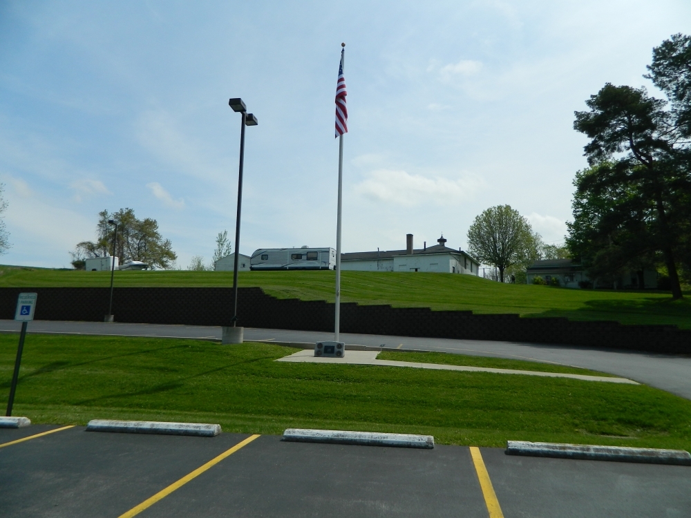 Armed Forces Flag Pole and Plaque Memorial