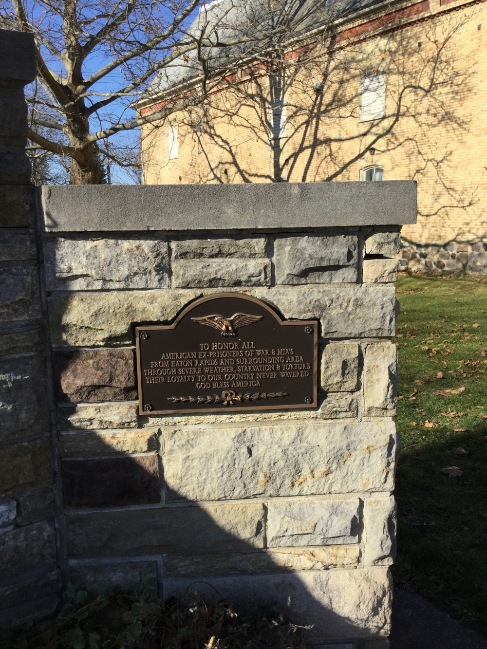 Eaton Rapids Michigan War Memorial