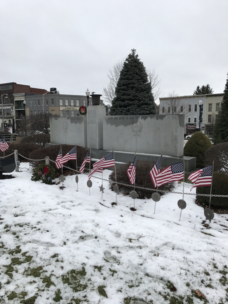 Veterans Memorial on the Diamond