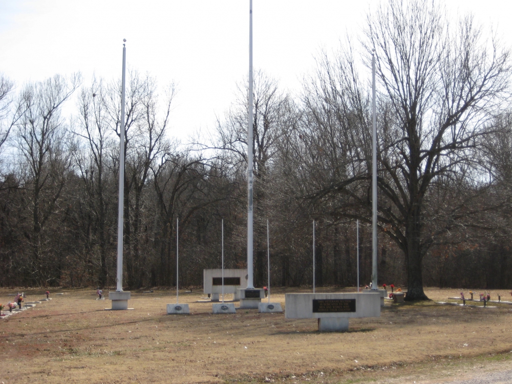Cushing, Oklahoma - Euchee Valley Memorial Park &quot;Veterans Circle&quot; Memorial