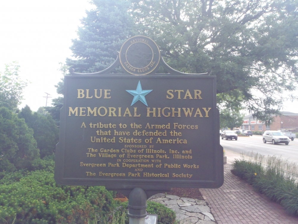 Evergreen Park Blue Star Memorial Highway