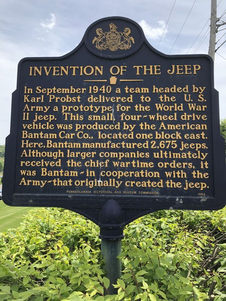 Jeep Historical Marker 