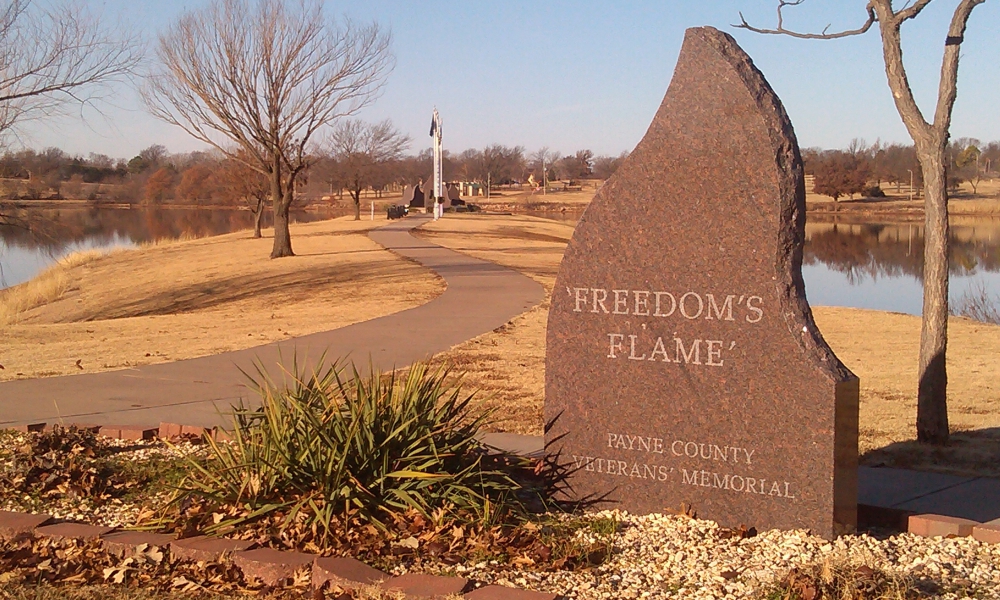 Payne County Veterans Memorial &quot;Freedom&#039;s Flame&quot;    