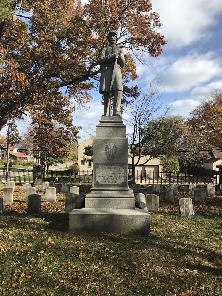 Civil War Memorial, Green Ridge Cemetery, Kenosha, Wisconsin