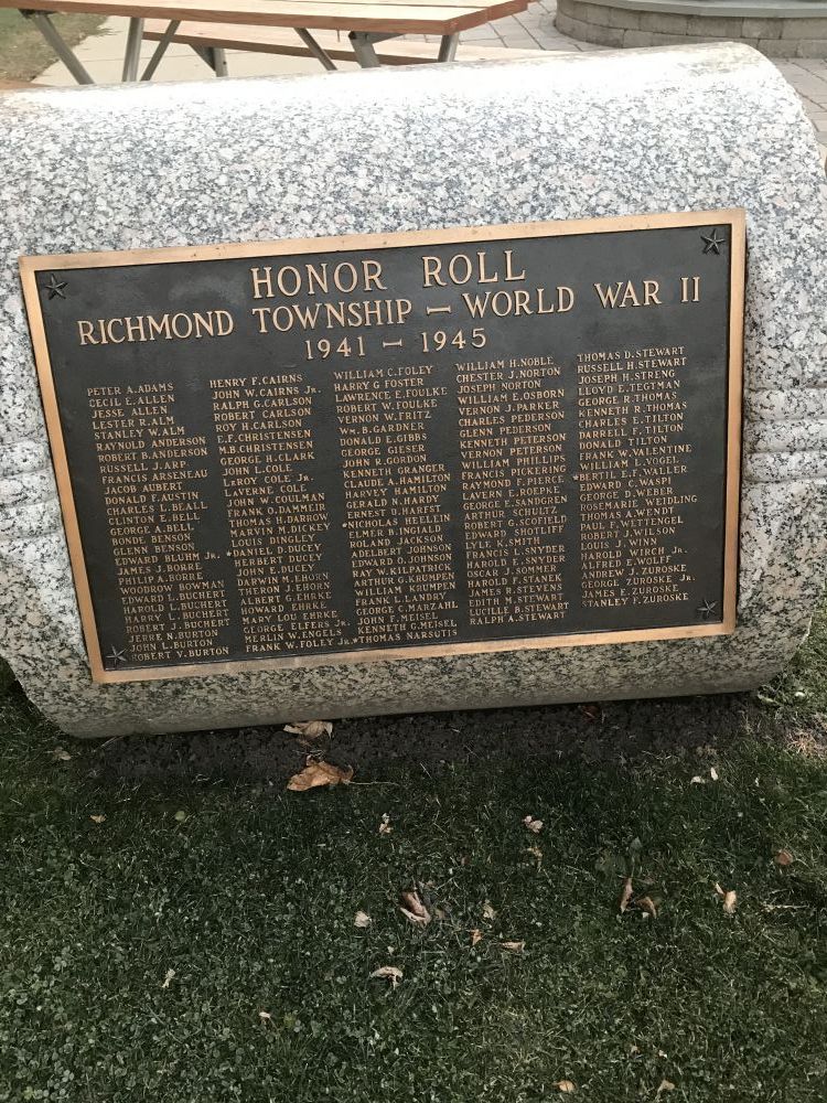 Richmond Veterans Memorial, Richmond, Illinois