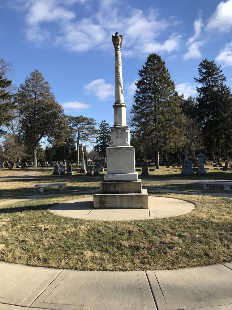 Civil War Memorial, Spring Grove Cemetery, Delavan, Wisconsin