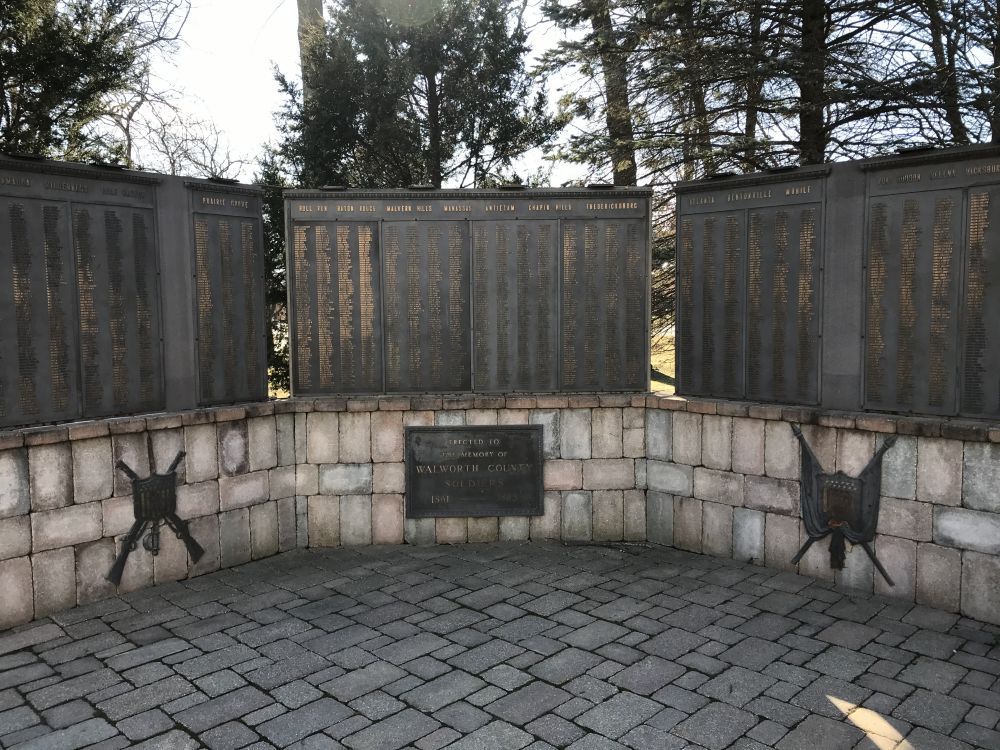 Walworth County Civil War Memorial, Elkhorn, Wisconsin