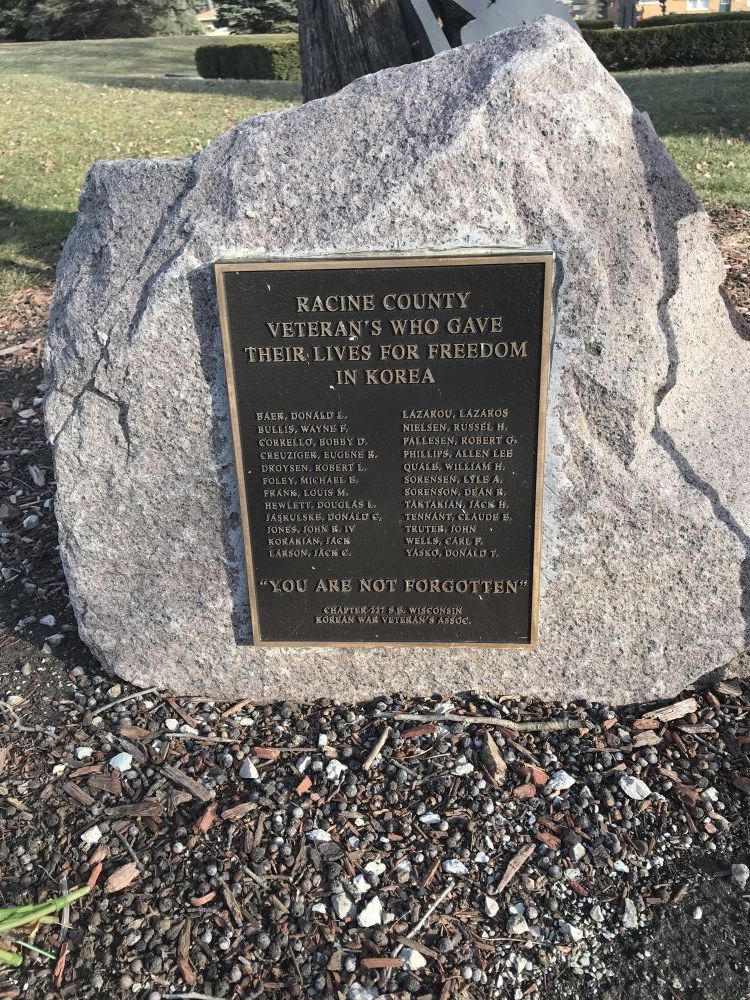 Racine County Korea Memorial, Racine, Wisconsin