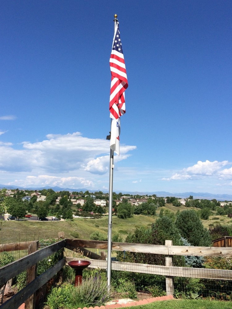 Poppy&#039;s (LTC Ed Sweeney, Jr.) Memorial flagpole  
