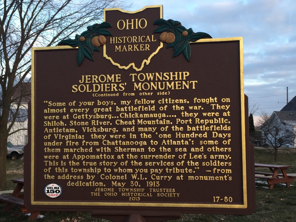 Jerome Township Soldiers&#039; Monument