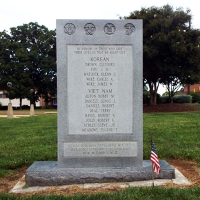 Korea and Vietnam Wars Memorial, Taylorsville