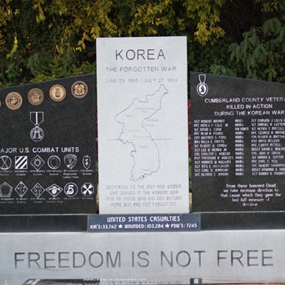 Cumberland County Korean War Memorial, Fayetteville