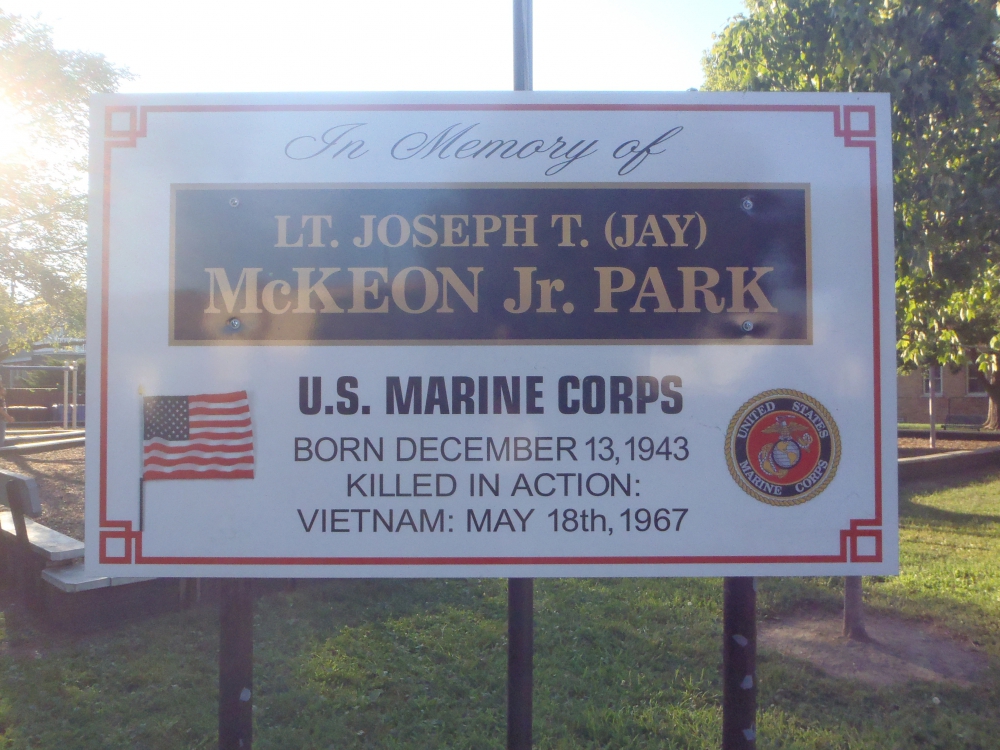 Lt. Joseph T. McKeon Playlot Park Memorial