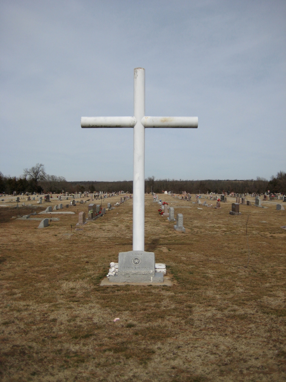 Oilton, Oklahoma - Highland Cemetery Veterans Memorial