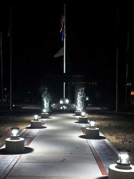 Veterans Memorial at Woodland Veterans Park, Shawnee, Oklahoma