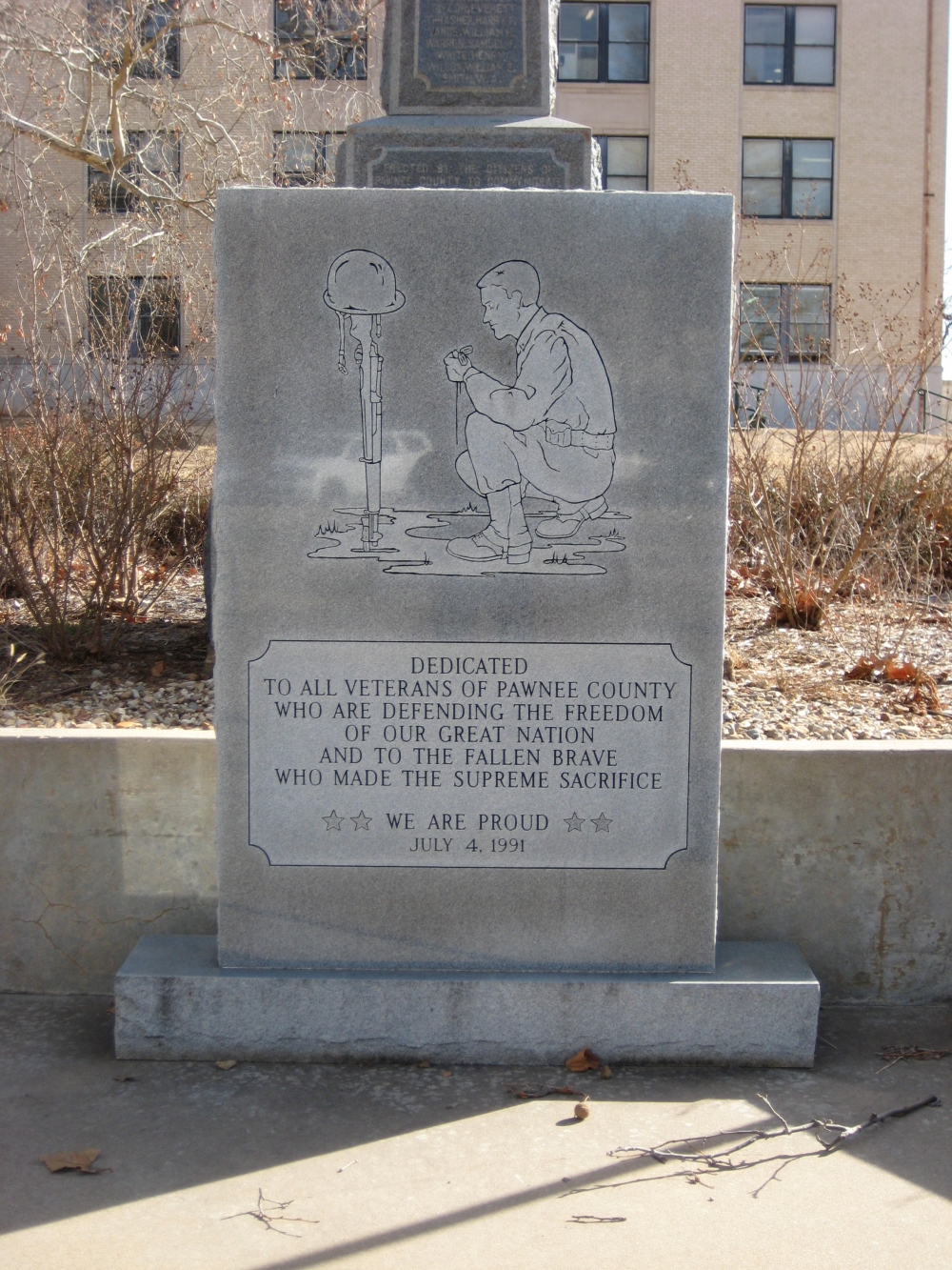 Pawnee County Veterans&#039; Memorials and Walk Of Honor