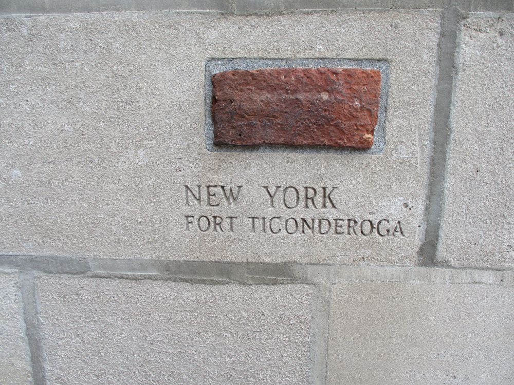 Piece of Fort Ticonderoga, Chicago Tribune Building