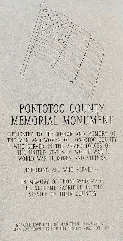 Pontotoc County Memorial Monument