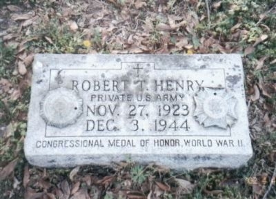 Pvt Robert T. (Bobby) Henry Medal of Honor